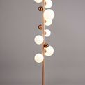 Rylee Floor Lamp, 8 x G9, Antique Copper/Opal &amp; Copper Glass additional 1