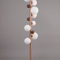Rylee Floor Lamp, 8 x G9, Antique Copper/Opal &amp; Copper Glass additional 4