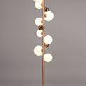 Rylee Floor Lamp, 8 x G9, Antique Copper/Opal &amp; Copper Glass additional 3