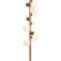 Rylee Floor Lamp, 8 x G9, Antique Copper/Opal &amp; Copper Glass additional 12