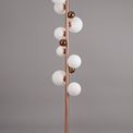 Rylee Floor Lamp, 8 x G9, Antique Copper/Opal &amp; Copper Glass additional 2