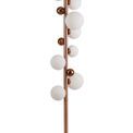 Rylee Floor Lamp, 8 x G9, Antique Copper/Opal &amp; Copper Glass additional 11