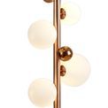 Rylee Floor Lamp, 8 x G9, Antique Copper/Opal &amp; Copper Glass additional 9
