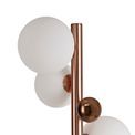 Rylee Floor Lamp, 8 x G9, Antique Copper/Opal &amp; Copper Glass additional 6