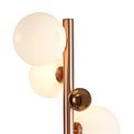 Rylee Floor Lamp, 8 x G9, Antique Copper/Opal &amp; Copper Glass additional 7