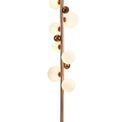 Rylee Floor Lamp, 8 x G9, Antique Copper/Opal &amp; Copper Glass additional 5