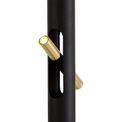 Aoife Floor Lamp, 6 x 2W LED, 3000K, 1680lm, Sand Black/Gold, additional 5