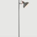 Bronx Floor Lamp, 2 x E27, Sand Grey/Copper/White additional 2
