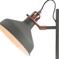 Bronx Floor Lamp, 2 x E27, Sand Grey/Copper/White additional 7