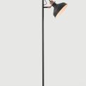 Bronx Floor Lamp, 2 x E27, Graphite/Copper/White additional 2