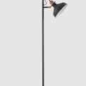 Bronx Floor Lamp, 2 x E27, Graphite/Copper/White additional 1