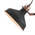 Bronx Floor Lamp, 2 x E27, Graphite/Copper/White additional 7