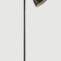 Beah Adjustable Floor Lamp, 1 x E27, Matt Black/Antique Brass/Khaki additional 1