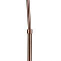 Cornelia Adjustable Floor Lamp, 1 x E27, Antique Silver/Copper/White additional 10