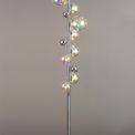 Rylee Floor Lamp, 8 x G9, Polished Chrome/Iridescent Glass ** Now With Black Marble Base ** additional 1