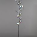 Rylee Floor Lamp, 8 x G9, Polished Chrome/Iridescent Glass ** Now With Black Marble Base ** additional 2