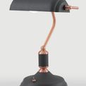 Bronx Table Lamp 1 Light With Toggle Switch, Graphite/Copper additional 2