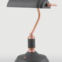 Bronx Table Lamp 1 Light With Toggle Switch, Graphite/Copper additional 1