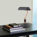 Bronx Table Lamp 1 Light With Toggle Switch, Graphite/Copper additional 10