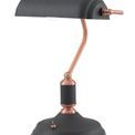 Bronx Table Lamp 1 Light With Toggle Switch, Graphite/Copper additional 4