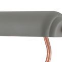 Bronx Table Lamp 1 Light, Sand Grey/Copper with Toggle Switch additional 6