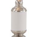 Bronx Table Lamp 1 Light With Toggle Switch, Satin Nickel/Sand White additional 8