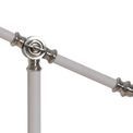 Bronx Adjustable Table Lamp, 1 x E27, Sand White/Satin Nickel/White additional 6