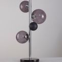 Rylee Table Lamp, 3 x G9, Polished Chrome/Smoked Glass additional 2