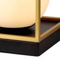 Honesty Table Lamp, 1 Light E14, Matt Black/Painted Gold additional 6