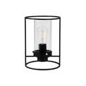 Reneta Table Lamp, 1 Light E27, Black/Clear Glass additional 4