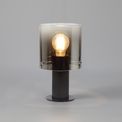 Brita Table Lamp, 1 Light Table Lamp E27, Black/Smoke Fade Glass additional 1
