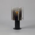 Brita Table Lamp, 1 Light Table Lamp E27, Black/Smoke Fade Glass additional 2