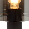 Brita Table Lamp, 1 Light Table Lamp E27, Black/Smoke Fade Glass additional 8