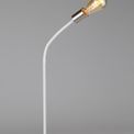 Grace Flexible Table Lamp, 1 Light E27 Satin White/Satin Nickel additional 4