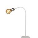 Grace Flexible Table Lamp, 1 Light E27 Satin White/Satin Nickel additional 12