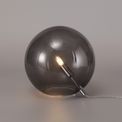 Rylee Ball Table Lamp in Polished Chrome/Smoked Glass additional 1