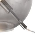 Rylee Ball Table Lamp in Polished Chrome/Smoked Glass additional 6