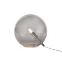 Rylee Ball Table Lamp in Polished Chrome/Smoked Glass additional 3