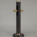 Aoife Table Lamp, 2 x 2W LED, 3000K, 560lm, Sand Black/Gold, additional 2