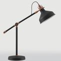 Bronx Adjustable Table Lamp, 1 x E27, Graphite/Copper/White additional 2