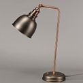 Cornelia Adjustable Table Lamp, 1 x E27, Antique Silver/Copper/White additional 3