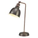 Cornelia Adjustable Table Lamp, 1 x E27, Antique Silver/Copper/White additional 5