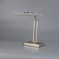 Pearl 1 Arm Table Lamp. 1 x 6W LED, 3000K, 470lm, Satin Nickel, additional 2