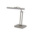 Pearl 1 Arm Table Lamp. 1 x 6W LED, 3000K, 470lm, Satin Nickel, additional 4
