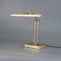 Pearl 1 Arm Table Lamp. 1 x 6W LED, 3000K, 470lm, Antique Brass, additional 1