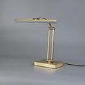 Pearl 1 Arm Table Lamp. 1 x 6W LED, 3000K, 470lm, Antique Brass, additional 2