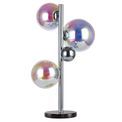 Rylee Table Lamp, 3 x G9, Polished Chrome/Iridescent Glass ** Now With Black Marble Base ** additional 4