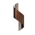 Kiara Wall Lamp Small, 1 x 8W LED, 3000K, 640lm, Satin Brown/Polished Chrome, additional 4