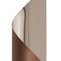 Kiara Wall Lamp Large, 1 x 8W LED, 3000K, 640lm, Satin Brown/Polished Chrome, additional 6