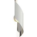 Kiara Wall Lamp Large, 1 x 8W LED, 3000K, 640lm, White/Polished Chrome, additional 3